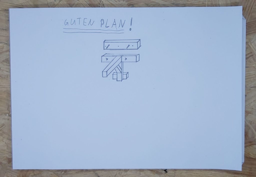 Wandhalterung für einen LED Rahmen mit Kamerahalterung zwecks Ausleuchung und Filmen von Basteltutorials